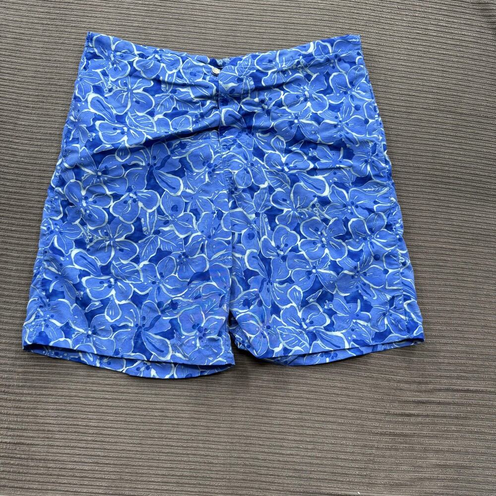Vintage Polo Sport Ralph Lauren Swim Trunks Mens Small Floral Nylon Board Shorts